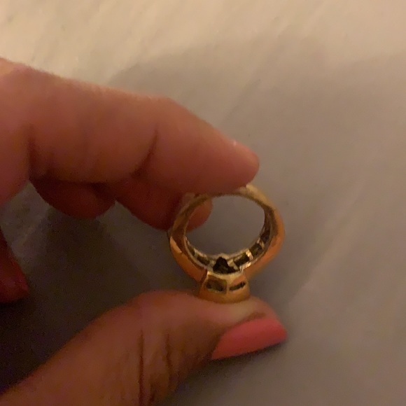 Retro citrine/alexandrite ring - Picture 10 of 13